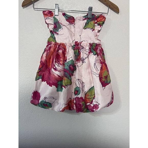 Baby Gap Baby Girls Floral Dress Holiday Bubble Size 18 - 24 Months 2T Party - Picture 6 of 8